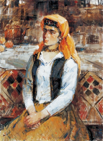 Tajik Girl by Quan Shanshi