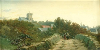 Peaceful as the ray of evening, that ends the toil of day - Thomas Meldrum