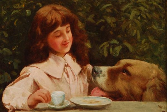 Tea for two by Henry Raeburn