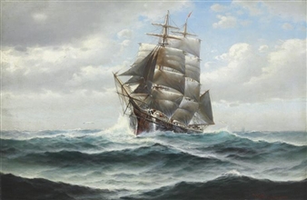 Fishing Schooner out of Gloucester - Theodore Victor Carl Valenkamph