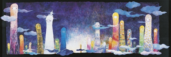 We Like the Night by Chiho Aoshima, Painted in 2006