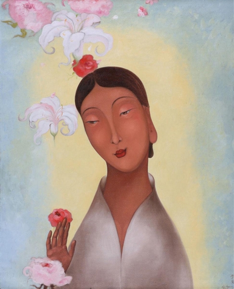 Flowers Floating Like Clouds by Li Shuang, 2005
