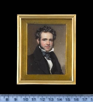 A Gentleman, wearing black coat - Frederick Cruickshank