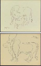 Untitled (Mother Cow); Untitled (Bull)