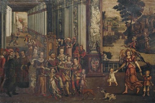 Tyrolean School, 16th Century | Portrait of Jacob Trapp VII and his ...