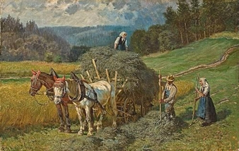 Haying - Fritz van der Venne