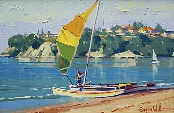 Artwork by Simon Williams, St Heliers, Made of Oil on board