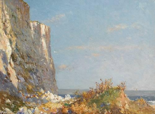 Sea cliffs by Bernard Finegan Gribble