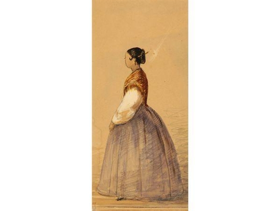A Malay Woman in her Walking Costume - Anne Barnard