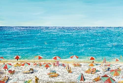 At the beach by Maria Filopoulou