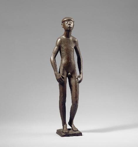 STEHENDER JUNGE (STANDING BOY) by Gerhard Marcks, 1948