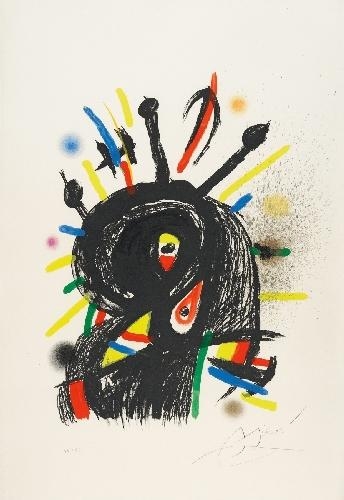 LE LANCEUR DE COUTEAUX by Joan Miró, 1981