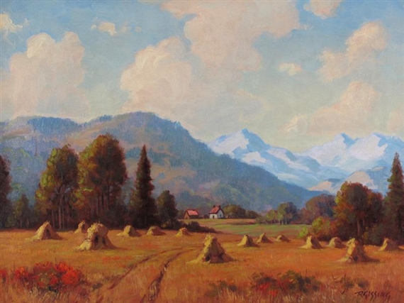 VALLEY IN THE ROCKIES by Roland Gissing