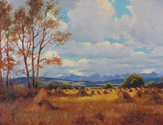 CLOUDY WEATHER by Roland Gissing, 1956