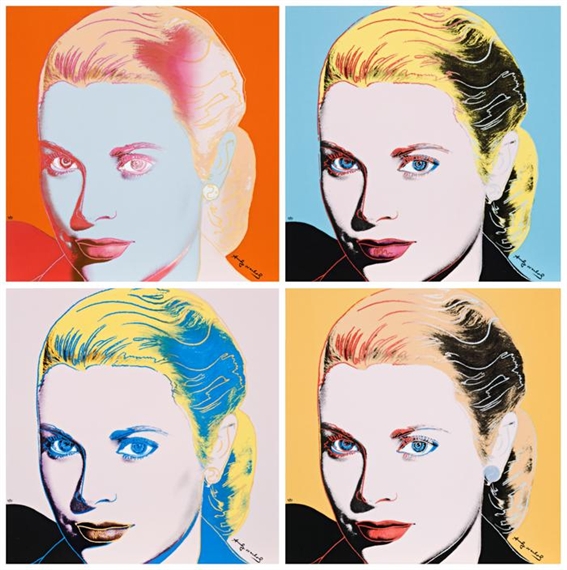 Andy Warhol | Grace Kelly (Set of Four Ceramic Tiles) | MutualArt