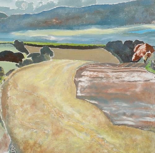 3 works: Field by the Path: September ; Untitled ; Untitled by Derek Hyatt, 1978