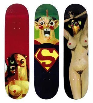 george condo skateboard