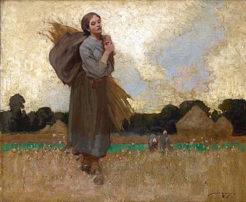 Carrying the corn by William Lee-Hankey