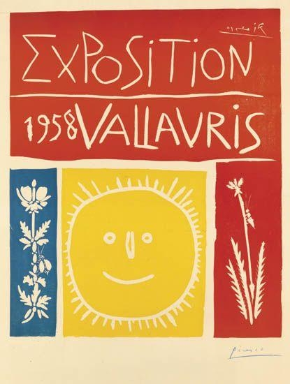 ピカソ”TOROS VALLAURIS 1958（TheMatador)” 版画（Pablo
