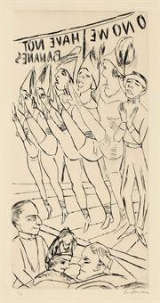 Varieté by Max Beckmann, 1924