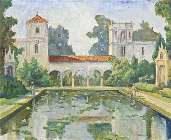 Lily Pond, Balboa Park, San Diego by Colin Campbell Cooper, 1916