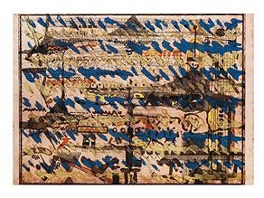 VISUELLE ZEICHENBESCHAU (BLAU), 1983 by Wolfgang E. Biedermann