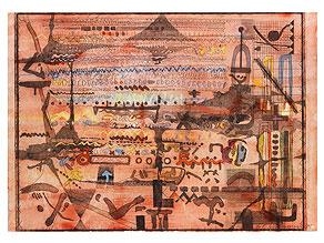 VISUELLE ZEICHENBESCHAU (ROT), 1983 by Wolfgang E. Biedermann, 1983