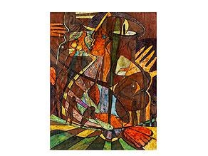 EIN BLATT VISUELLE POESIE by Günther Huniat, 1978