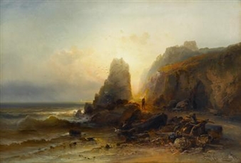 THE PATERNOSTER ROCK, SARK, CHANNEL ISLES - Heinrich Max Krause