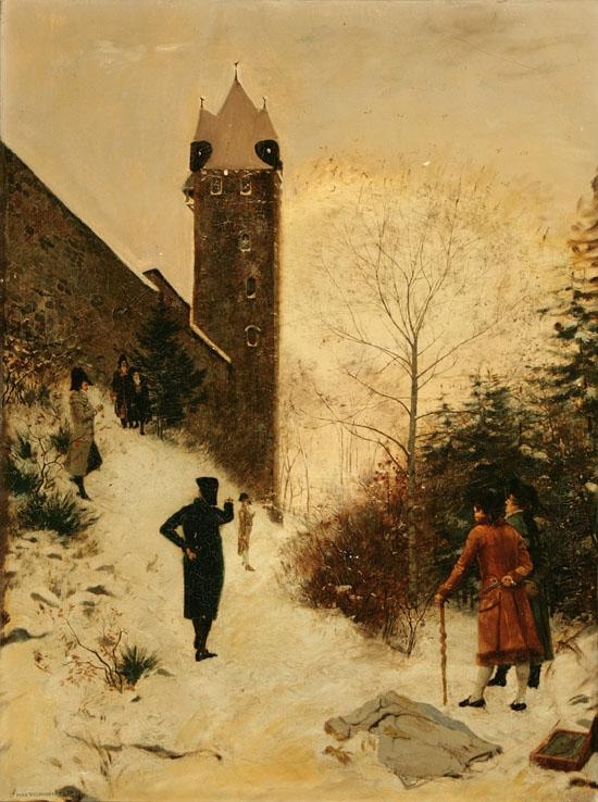 Artwork by Max Volkhart, The Execution, Made of Oil on canvas