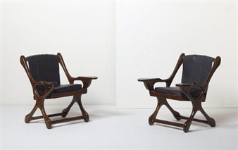 Pair of "Swinger" chairs, model no. F-23 - Don Shoemaker