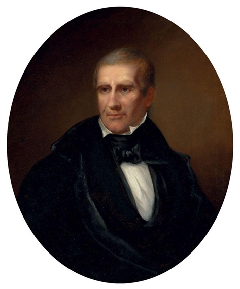 Portrait of William Henry Harrison by Bass Otis, 1841