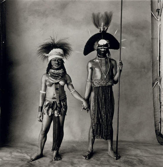 Young Enga Couple (New Guinea), 1970 by Irving Penn, printed 1979