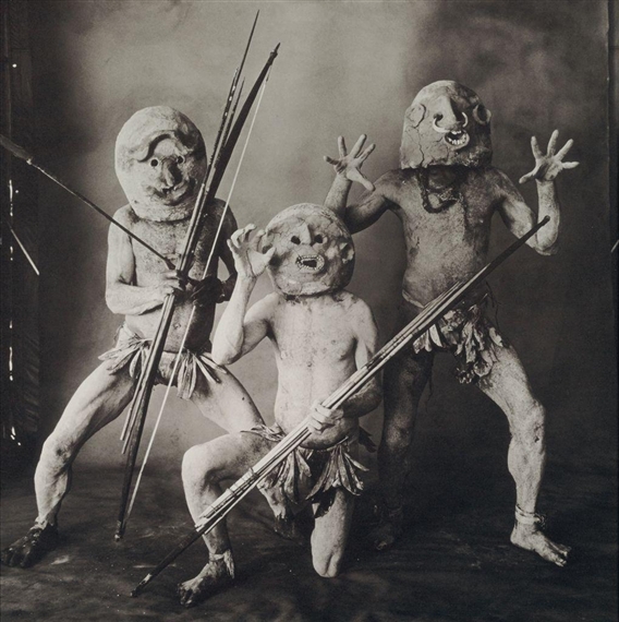 3 Asaro Mudmen (B) (New Guinea), 1970