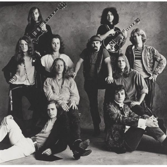 'ROCK GROUPS (SAN FRANCISCO) - BIG BROTHER AND THE HOLDING COMPANY AND THE GRATEFUL DEAD' by Irving Penn, 1967, printed in 1980