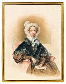 Porträt Gräfin Therese Harrach by Josef Kriehuber, 1838