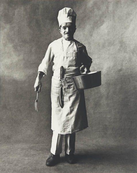 Chef, New York, 1951 by Irving Penn, printed 1967