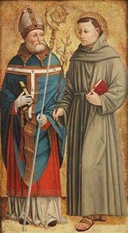Saint Ambrose of Milan and Saint Anthony of Padua - Lombard School, 16th Century