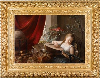The Little Lute Player - Franz Russ II