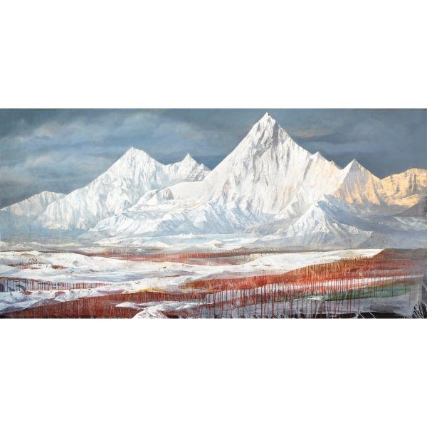 Artwork by Gusti Agung Mangu Putra, Meilli, Made of acrylic and oil on canvas