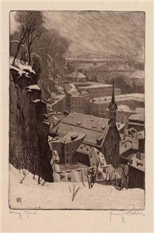 4 WORKS: "Salzburg-Ansichten" - Franz Pichler