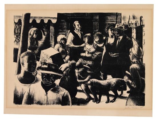 Street Scene by John Woodrow Wilson, 1947