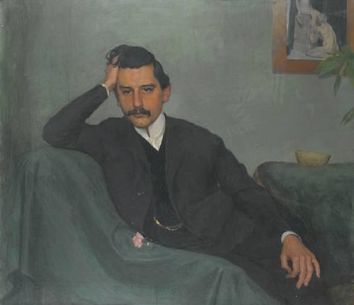 Portrait of Prof. Robert Hofstatter by Emanuel Baschny