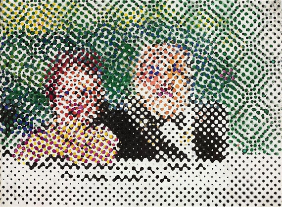 Das Paar (The Couple) by Sigmar Polke, 1965
