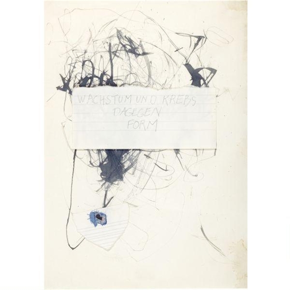 Wachstum und Krebs dagegen Form by Joseph Beuys, 1961