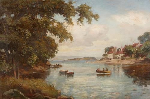 Artwork by James Scott Kinnear, Cramond, Made of Oil on canvas