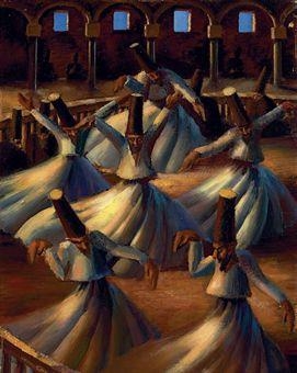 The Whirling Dervishes by Mahmoud Said, 1929