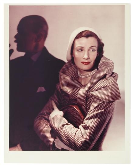 Wenda Rogerson, Hardy Amis Tweed Coat, Vogue Cover by Norman Parkinson, 1949; printed 1980