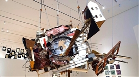 Broke Professor Turns Junk From Demolition Job Into Hulking Sculptures