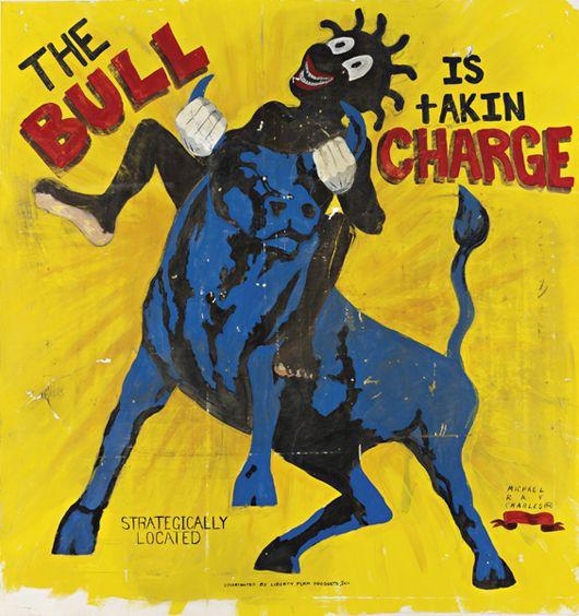 Michael Ray Charles | The Bull is Taking Charge (1994) | MutualArt